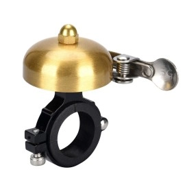 Bonmixc Retro Bicycle Bell Brass Vintage Bike Bell Gold Fit F20~29Mm Handlebars Suitable For Most Of Bike Handlebars
