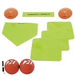 Rukket Kickball Set With Bases Rubber Throw Down Plates And Kick Ball Perfect For Kids And Adults Playground And Backyard Game Air Pump And Foul Line Cones (Kickball Bundle (W/ 2 Kickballs))