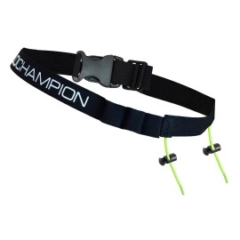 Velochampion Adjustable Running Triathlon Sports Number Belt With Gel Holders No Pins Needed