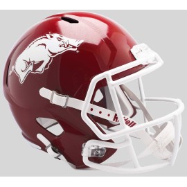 Riddell NCAA Arkansas Razorbacks Helmet Full Size ReplicaHelmet Replica Full Size Speed Style, Team Colors, One Size