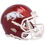Riddell NCAA Arkansas Razorbacks Helmet Mini SpeedHelmet Replica Mini Speed Style, Team Colors, One Size