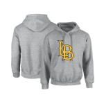 Venley Official Ncaa Long Beach State Menswomens Boyfriend Hoodie Ryllbc06 - Sport Grey, 2Xl