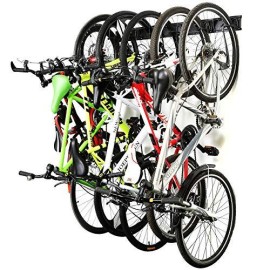 Ultrawall Bike Storage Rack,6 Bike Storage Hanger Wall Mount For Home & Garage Holds Up To 300Lbs