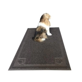 Darkyazi Pet Feeding Mat Large For Dogs And Cats,24A36 Flexible And Easy To Clean Feeding Mat,Best For Non Slip Waterproof Feeding Mat (Coffee)