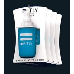 Fitly Soft Water Bottle | Shrink As You Drink Soft Flask For Hydration Pack | Folding Water Bottle Ideal For Running, Hiking, Cycling, Climbing & Rigorous Activity (5 Oz - 150 Ml)