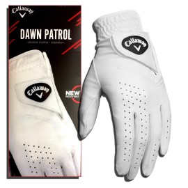 Callaway Dawn Patrol Glove (Left Hand, Medium-Large, Mens) , White