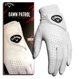 Callaway Dawn Patrol Glove (Left Hand, Large, Mens) , White