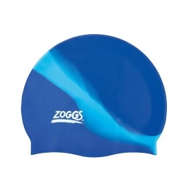 Zoggs Adult Swimming Caps, Comfortable Adult Swimming Hat, Non-Slip Lining Adult Swimming Hat, Shaped Swimming Cap, Chlorine Beating Zoggs Swim Cap (One Size), Bluelight Blue