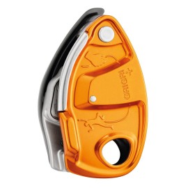 Petzl Grigri + Belay Device With Cam-Assisted Blocking And Anti-Panic Handle, Suitable For Learners And Intensive Use - Orange