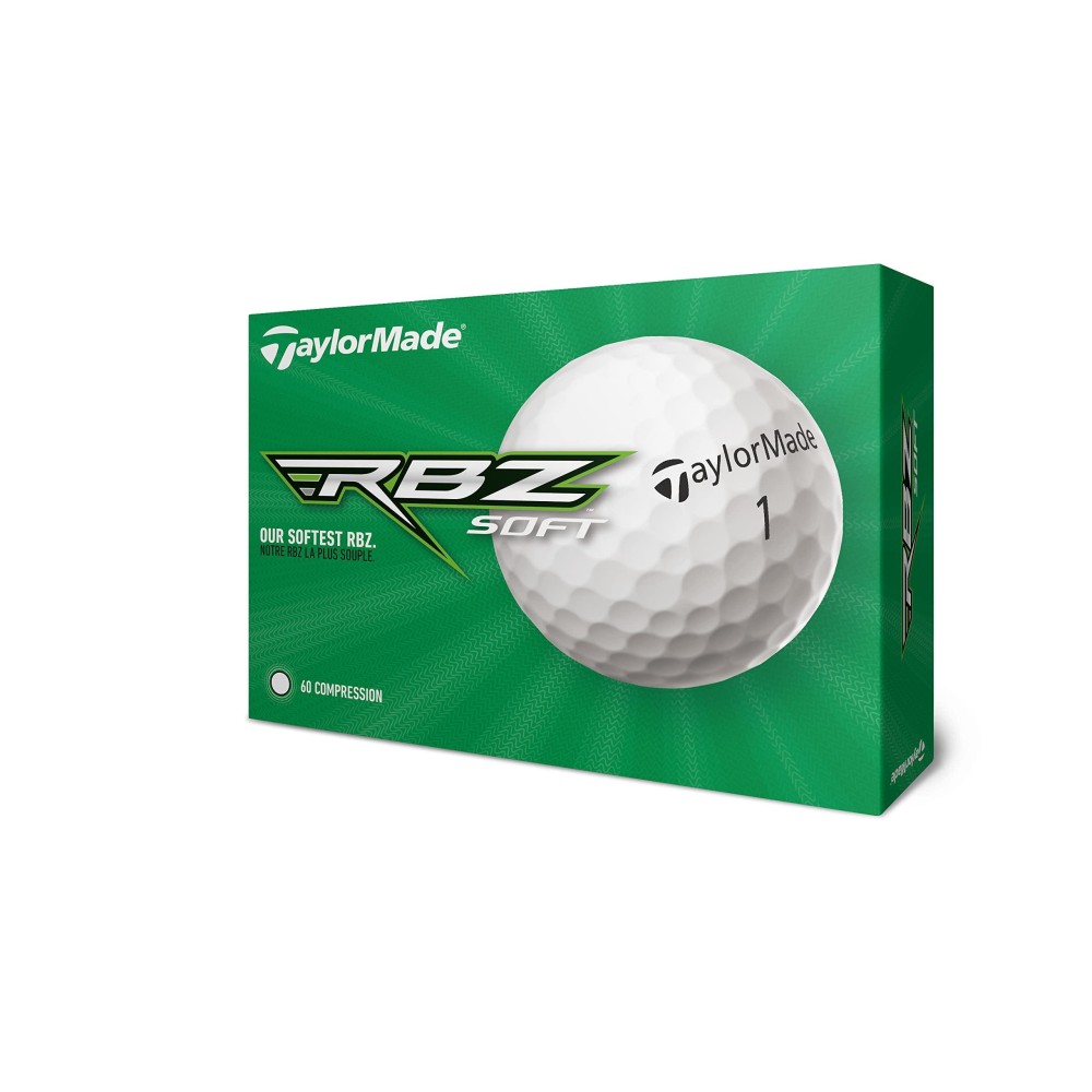 Taylormade Rbz Soft Dozen Golf Balls, White,2021