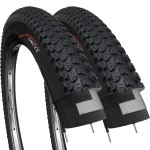 Fincci Pair 26 X 2125 Inch Foldable Bike Tires 57-559 For Mtb Mountain Hybrid Bicycle - Pack Of 2 26X2125 Tire