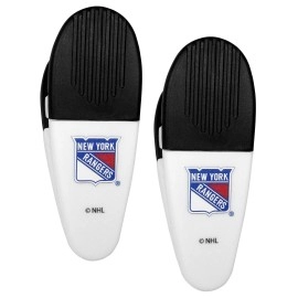 Siskiyou Sports Nhl New York Rangers Chip Clips Team Colors One Size