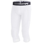Coolomg Basketball Pants With Knee Pads Kids 34 Compression Tights White M