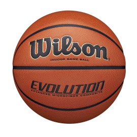 Wilson Mens Evolution Basketball Emea, Brown, 7