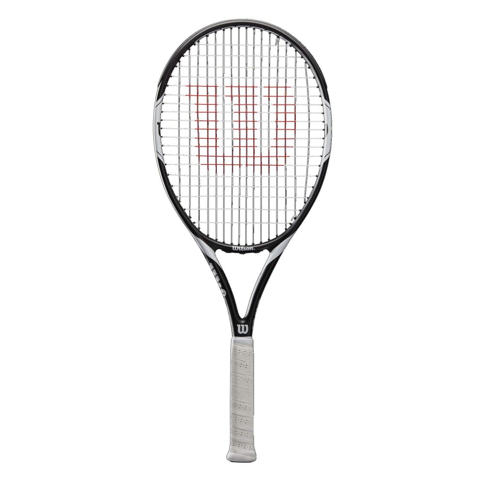 Wilson Tennis Racket, Federer Team 105, Unisex, Beginners And Intermediate Players, Grip Size L3, Whiteblack, Wrt30730U3