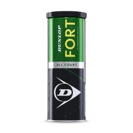 Dunlop Fort All Court Tennis Balls Tube Of 3