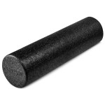 Yes4All High Density Foam Roller For Back, Variety Of Sizes & Colors For Yoga, Pilates - Black - 24 Inches