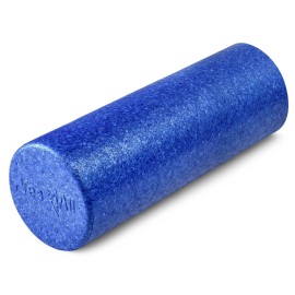 Yes4All High Density Foam Roller For Back, Variety Of Sizes & Colors For Yoga, Pilates - Blue - 18 Inch