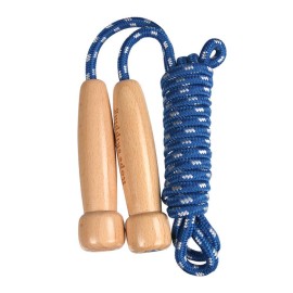 Jump Rope Kids, Adjustable Wooden Handle Skipping Rope Best For Boys And Girls Fitness Training/Exercise/Outdoor Activity Fun Toy