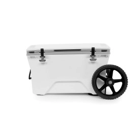 Camco Heavy-Duty Cooler Cart Kit, Includes Durable Straps and 12-Inch Wheels, White (51798)