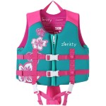 Zeraty Toddler Swim Vest Neoprene Kids Float Jacket Swimming Aid For Children With Adjustable Safety Strap Age 2-9 Years/22-50Lbs