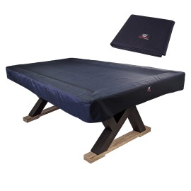 789Ft Heavy Duty 600D Polyester Canvas Billiard Pool Table Cover(7 Colors Available) (Black, 8-Foot)