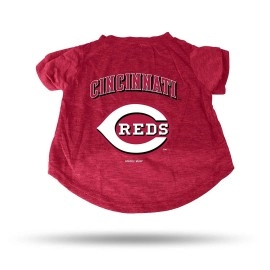 Rico Industries MLB Cincinnati Reds Pet Tee ShirtPet Tee Shirt Size XL, Team Colors, Size XL