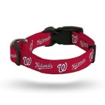 Rico Industries MLB Washington Nationals Pet CollarPet Collar Large, Team Colors, Large