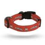 Rico Industries MLB Miami Marlins Pet CollarPet Collar Large, Team Colors, Large