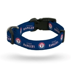 Rico Industries MLB Texas Rangers Pet CollarPet Collar Large, Team Colors, Large