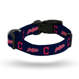 MLB Cleveland Indians Pet CollarPet Collar Small, Team Colors, Small