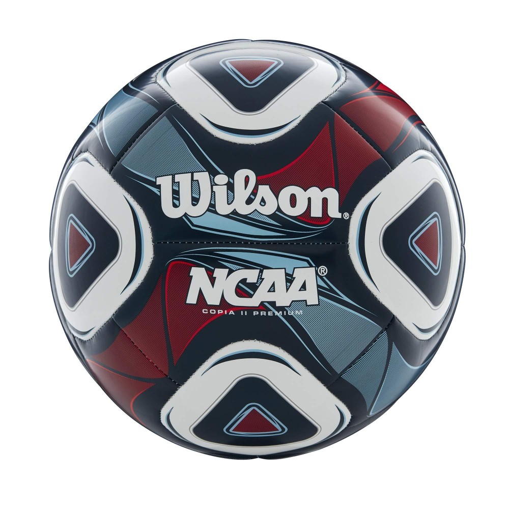 Wilson Ncaa Premium Soccer Ball, Size 5 (Wte9398Xb05), Navyred