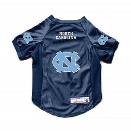 Littlearth NCAA North Carolina Tar Heels Stretch Pet Jersey, Team Color, Large