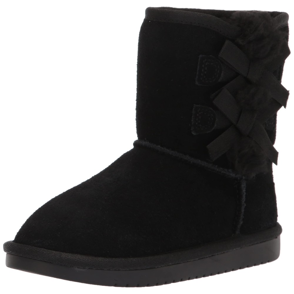 Koolaburra By Ugg Unisex-Child Victoria Short Boot, Black, 5 Toddler