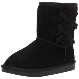 Koolaburra By Ugg Unisex-Child Victoria Short Boot, Black, 5 Toddler