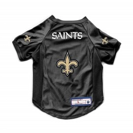 Littlearth Unisex-Adult NFL New Orleans Saints Stretch Pet Jersey, Team Color, X-Large