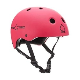 Pro-Tec Classic Certified Skate Helmet (Matte Pink, Large)