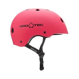 Pro-Tec Classic Certified Skate Helmet (Matte Pink, Large)
