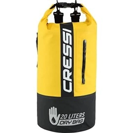 Cressi Premium Dry Bag, Blackyellow, 20 Lt
