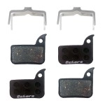 Gekors Semi-Metallic Bicycle Disc Brake Pads for SRAM Rival 22,Force 22,Red 22,S-700,2 Pairs