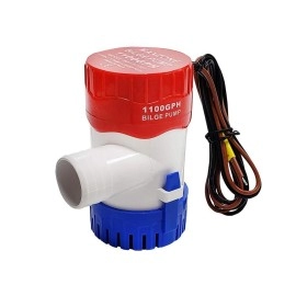 Maxzone Boat Bilge Water Pump 12V 1100Gph Non-Automatic Marine Electric Bilge Pump For Ponds, Pools, Spas Silent, Boat Caravan Rv Submersible