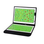 Football Coaching Board Soccer Coaches Clipboard Tactical Magnetic Board Kit With Dry Erase, Marker Pen And Zipper Bag (Football Board) (Soccer Coaching Board)