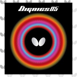 Butterfly Dignics 05 Table Tennis Rubber Table Tennis Rubber | 1.9 Or 2.1 Mm | Red Or Black | 1 Inverted Table Tennis Rubber Sheet | Professional Table Tennis Rubber