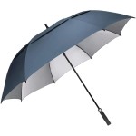 G4Free 62 Inch Extra Large Windproof Golf Umbrella Automatic Open Umbrella Double Canopy Vented Sun Uv Protection Oversize Stick Umbrellas(Dark Blue)