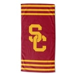 Northwest Ncaa Usc Trojans Unisex-Adult Beach Towel 30 X 60 Stripes