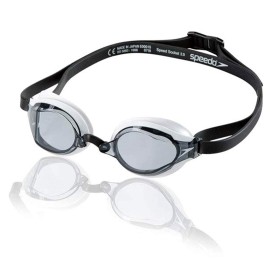 Speedo Unisex-Adult Swim Goggles Speed Socket 2.0 White/Black, One Size