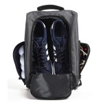 Athletico Golf Shoe Bag - Zippered Shoe Carrier Bags With Ventilation & Outside Pocket For Socks, Tees, Etc. (Gray)