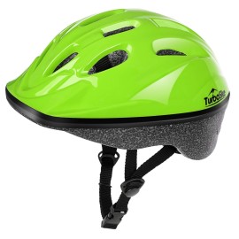 Turboske Toddler Kids Bike Helmet, Multi-Sport Helmet Size Adjustable For Boys And Girls (Glossy Lime Green, Small: 48-52Cm188-205)
