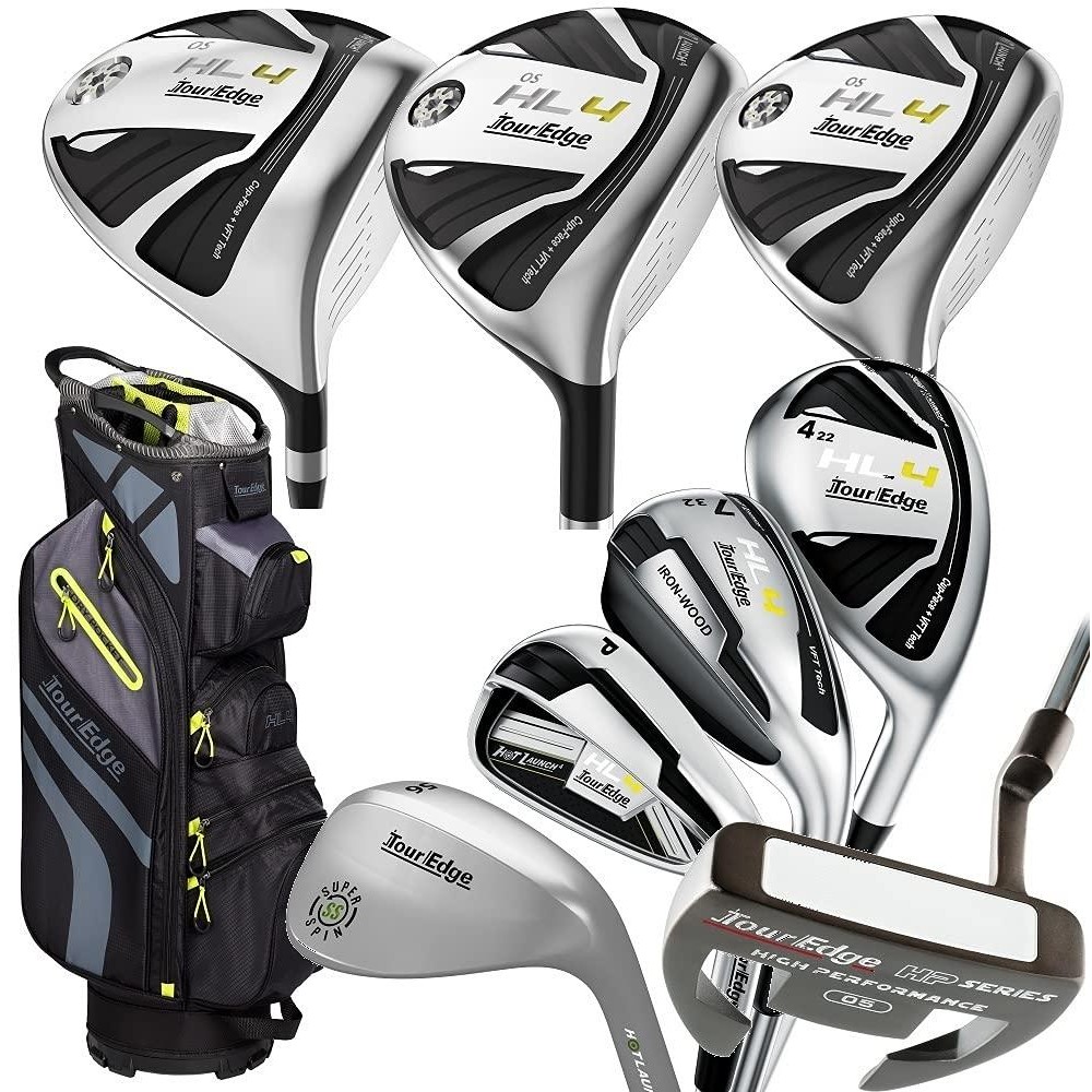 Tour Edge Hl4 To-Go Mens Complete Golf Set Reg Flex-Graphite-Rh