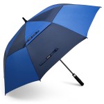G4Free 62 Inch Automatic Open Golf Umbrella Extra Large Oversize Double Canopy Vented Windproof Waterproof Stick Umbrellas (Dark Blue/Sapphire)